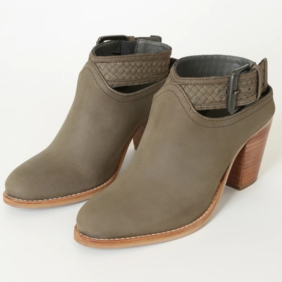 CREVO Eva Leather Ankle Boot Mink Gray - Picture 4 of 10